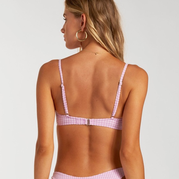 Billabong Lilac 𑁍 Violet Bikini Top - Picture 6 of 14